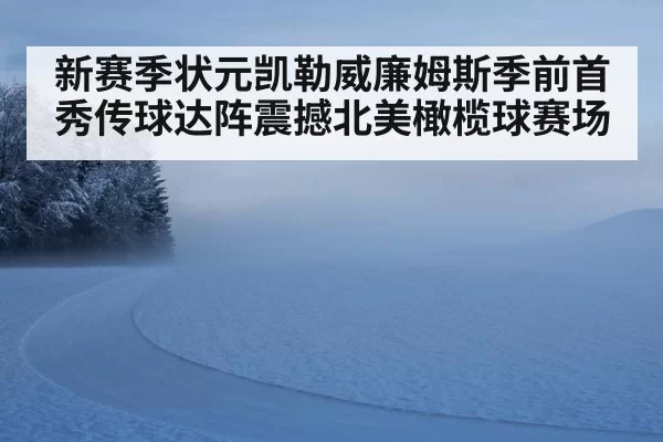 新赛季状元凯勒威廉姆斯季前首秀传球达阵震撼北美橄榄球赛场